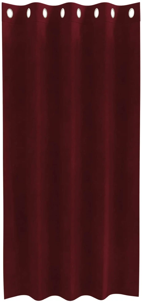 Užuolaidos 2 vnt. Vyno raudona 140 x 175 cm Aksomas