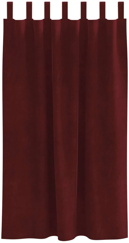 Užuolaidos 2 vnt. Vyno raudona 140 x 175 cm Aksomas