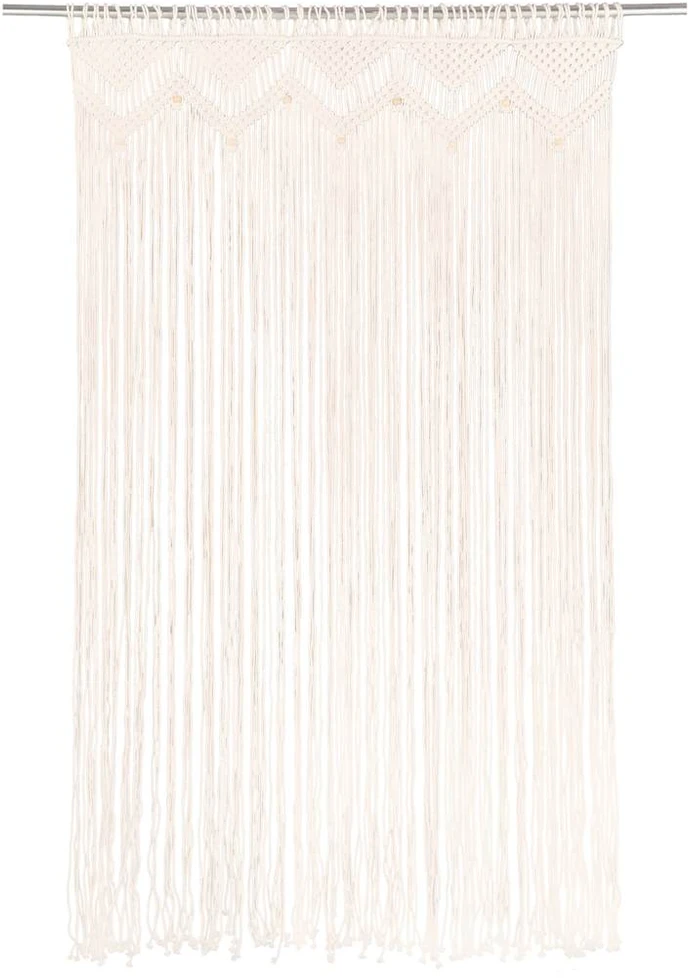 Užuolaida, makrame stilius, 140x240cm, medvilnė
