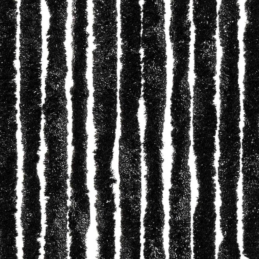 Užuolaida nuo musių, antracito spalvos, 100x200cm, šenilis