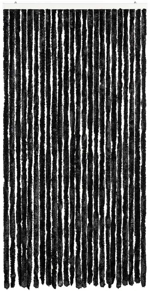 Užuolaida nuo vabzdžių, antracito sp., 100x220cm, šenilis