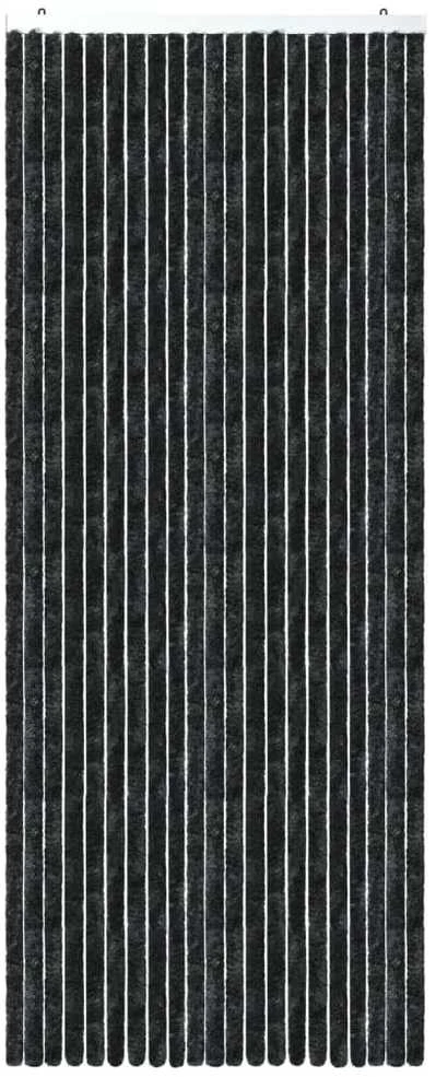 Užuolaida nuo vabzdžių, antracito sp., 90x220cm, šenilis