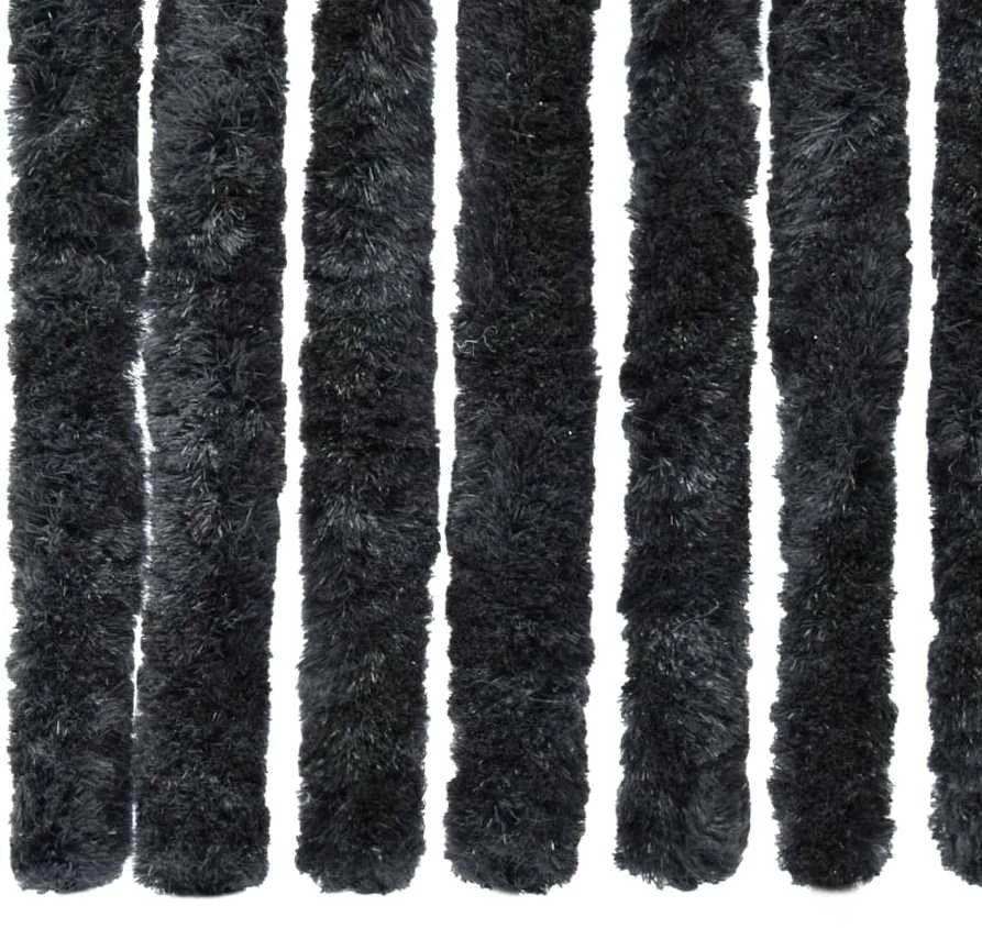 Užuolaida nuo vabzdžių, antracito sp., 90x220cm, šenilis