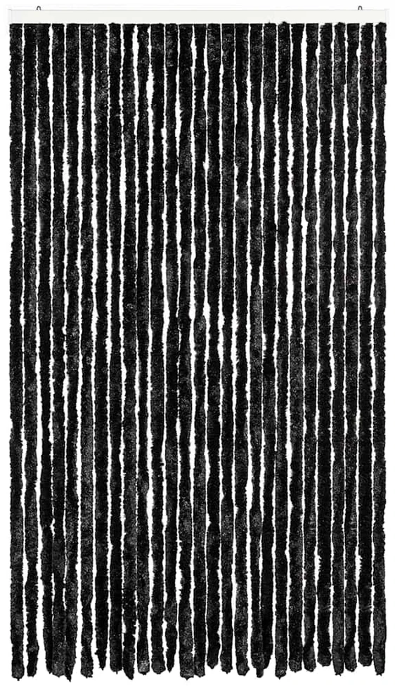 Užuolaida nuo vabzdžių, antracito spalvos, 118x220cm, šenilis