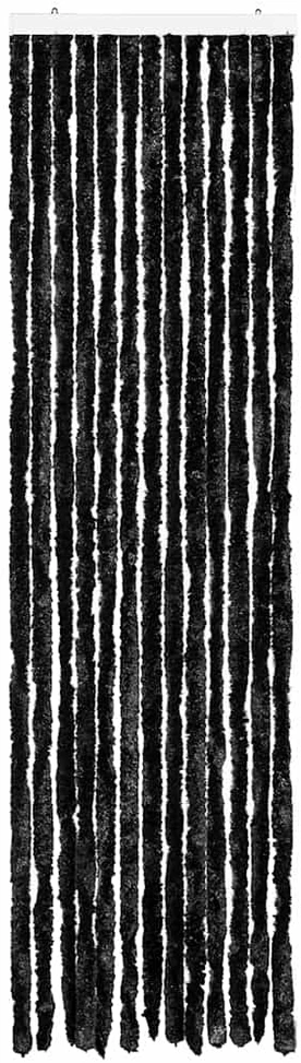 Užuolaida nuo vabzdžių, antracito spalvos, 56x200cm, šenilis