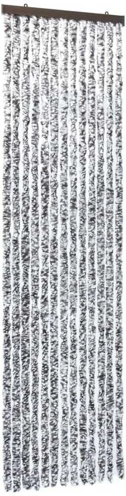 Užuolaida nuo vabzdžių, ruda ir smėlio, 56x200cm, šenilis