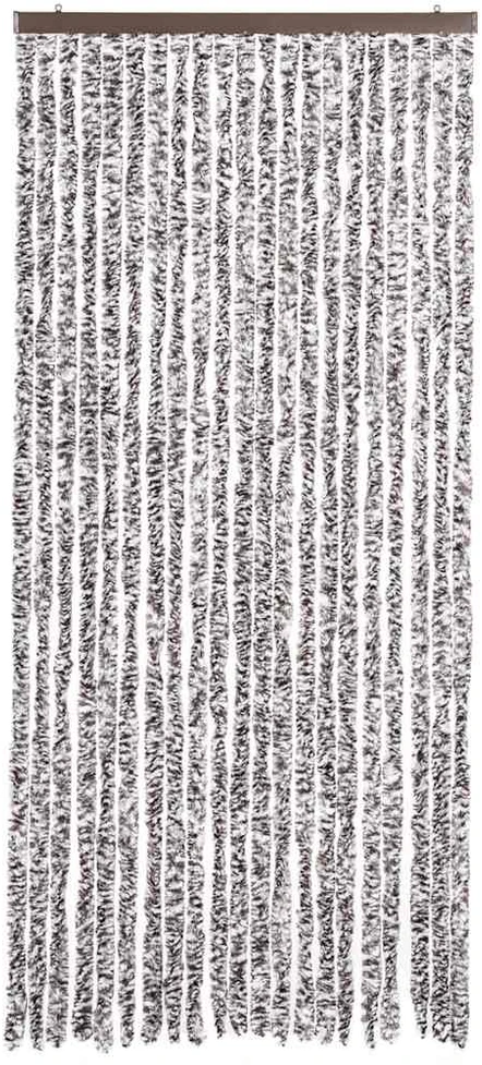 Užuolaida nuo vabzdžių, ruda ir smėlio, 90x200cm, šenilis