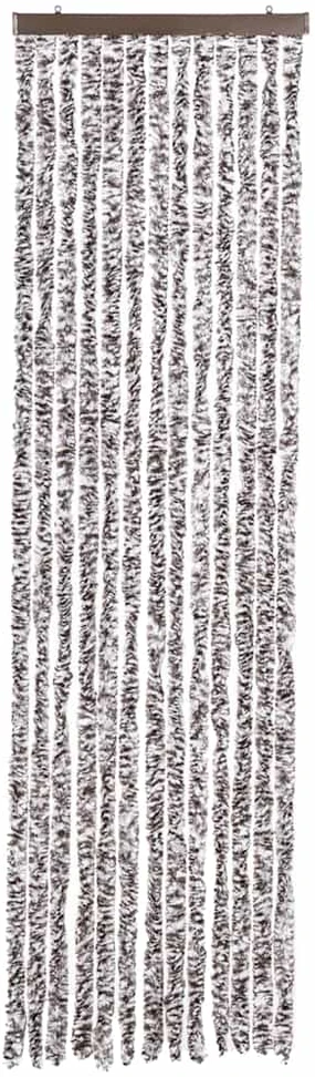Užuolaida nuo vabzdžių, ruda ir smėlio, 56x200cm, šenilis