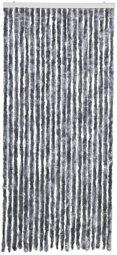 Užuolaida nuo vabzdžių, sidabrinės sp., 90x220cm, šenilis