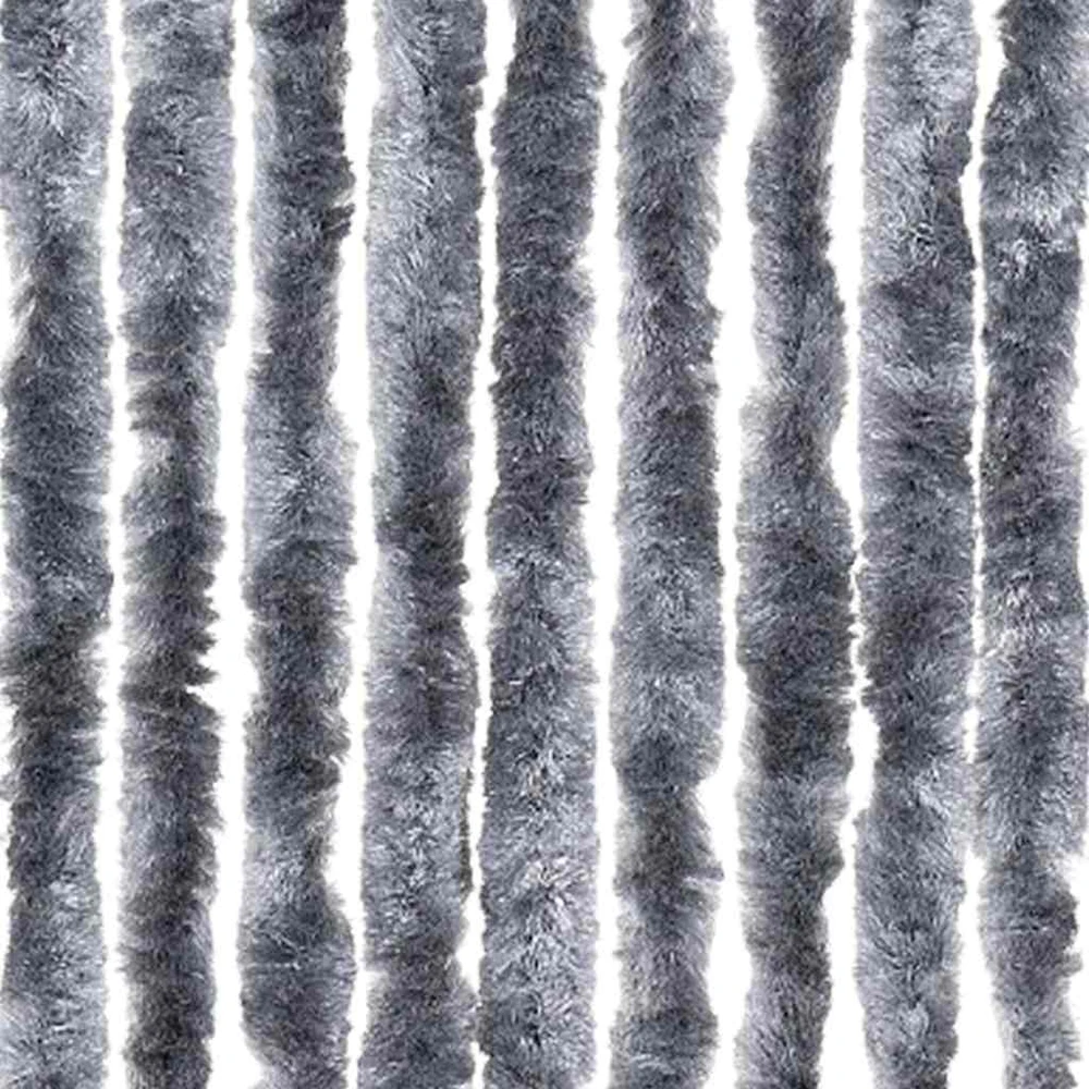 Užuolaida nuo vabzdžių, sidabrinės spalvos, 118x220cm, šenilis