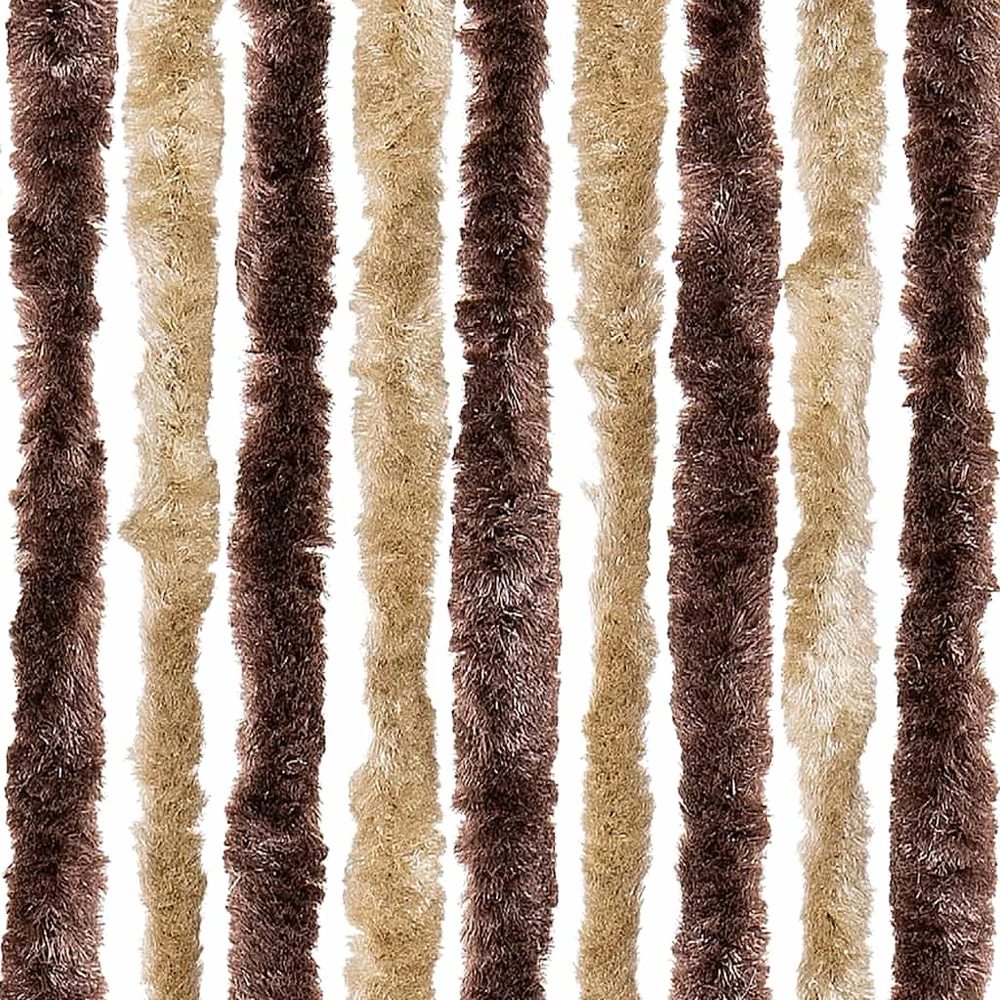 Užuolaida nuo vabzdžių, smėl. ir švies. rud., 56x185 cm šenilis