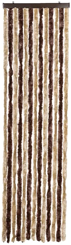 Užuolaida nuo vabzdžių, smėl. ir švies. rud., 56x185 cm šenilis