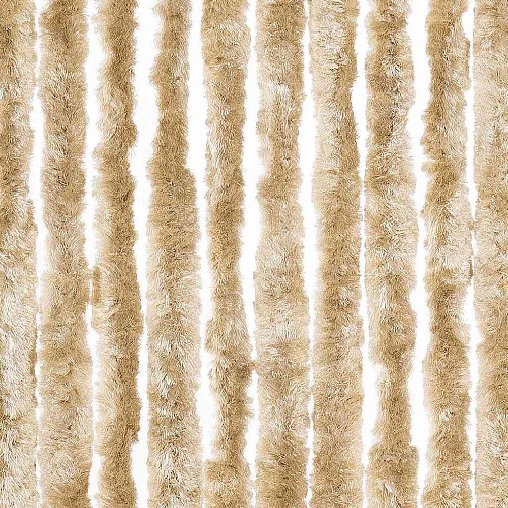 Užuolaida nuo vabzdžių, smėlio spalvos, 118x220cm, šenilis