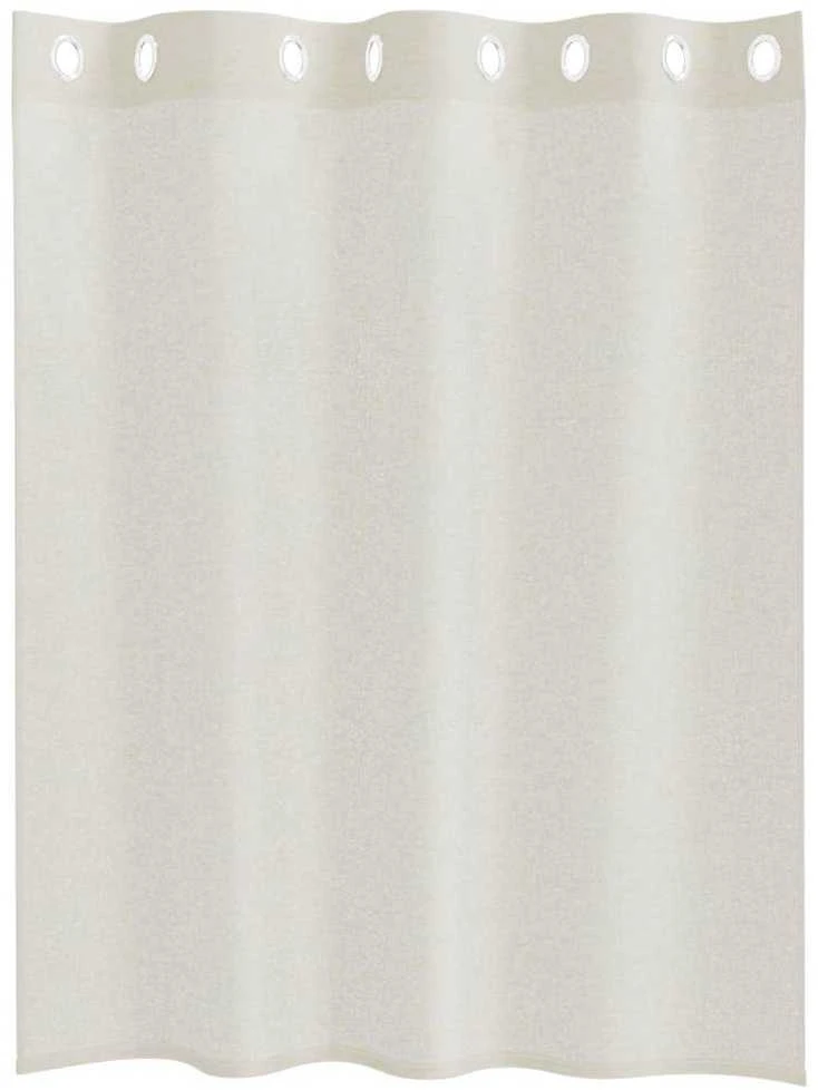 Voile Užuolaida 2 vnt. Kreminė 140 x 140 cm Poliesteris
