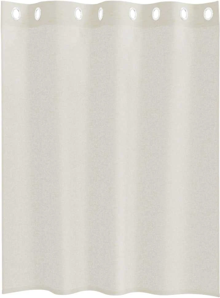 Voile Užuolaida 2 vnt. Kreminė 140 x 140 cm Poliesteris
