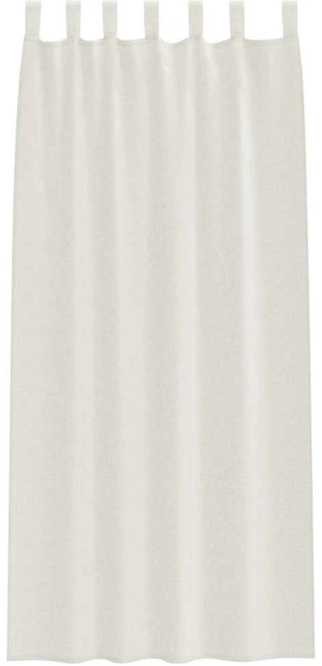 Voile Užuolaida 2 vnt. Kreminė 245 x 140 cm Poliesteris