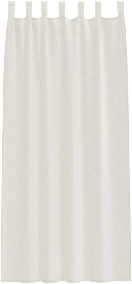 Voile Užuolaida 2 vnt. Kreminė 260 x 140 cm Poliesteris