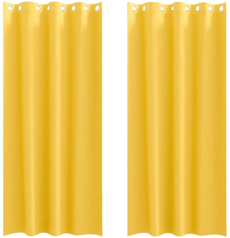 Užuolaidos su žiedais, blokuojančios šviesą 2 pcs