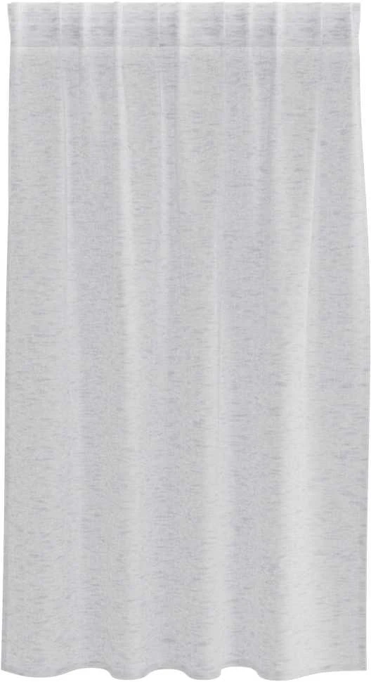 Voile Užuolaida 2 vnt. Šviesiai pilka 140 x 140 cm Poliesteris