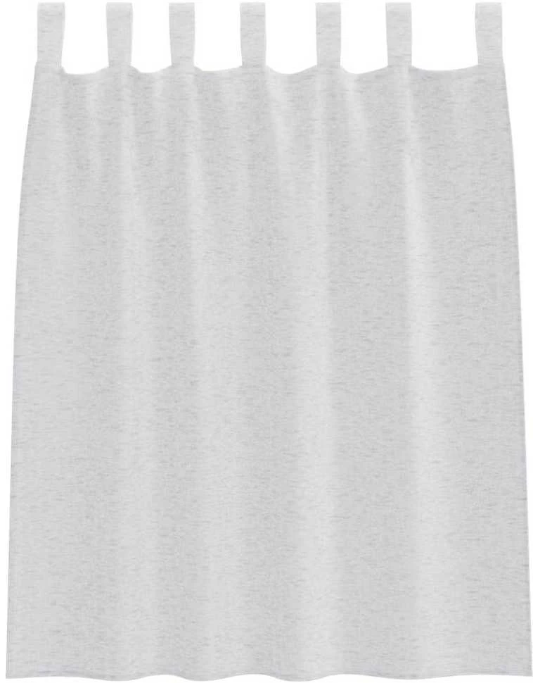 Voile Užuolaida 2 vnt. Šviesiai pilka 140 x 140 cm Poliesteris