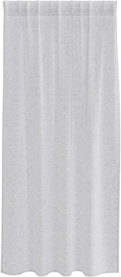 Voile Užuolaida 2 vnt. Šviesiai pilka 175 x 140 cm Poliesteris