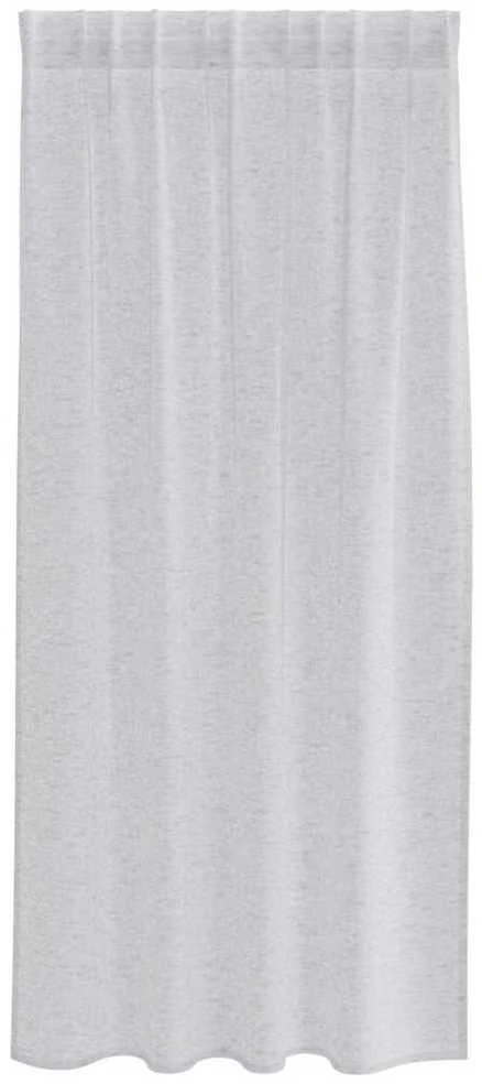 Voile Užuolaida 2 vnt. Šviesiai pilka 175 x 140 cm Poliesteris