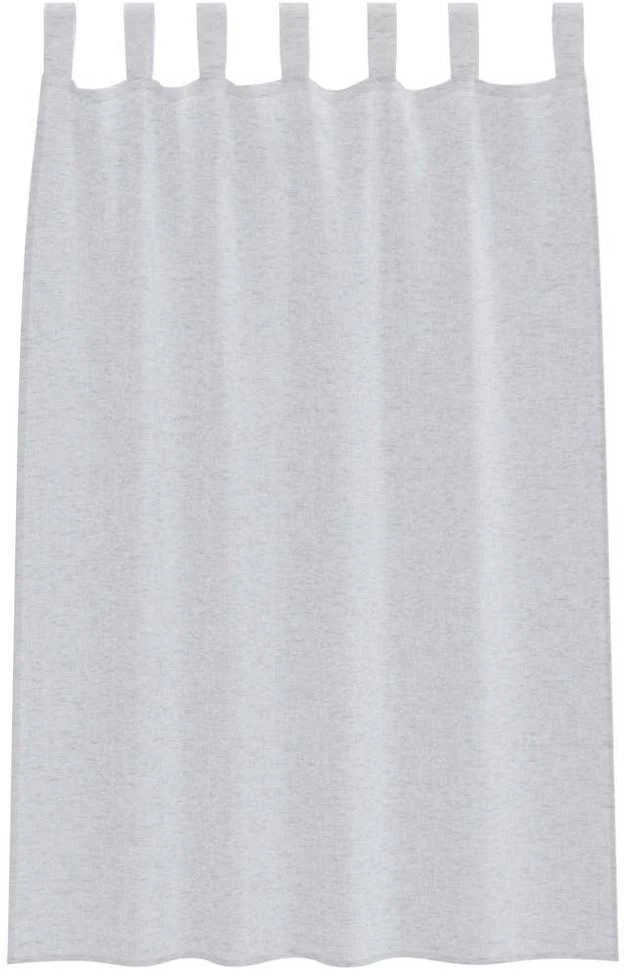 Voile Užuolaida 2 vnt. Šviesiai pilka 175 x 140 cm Poliesteris