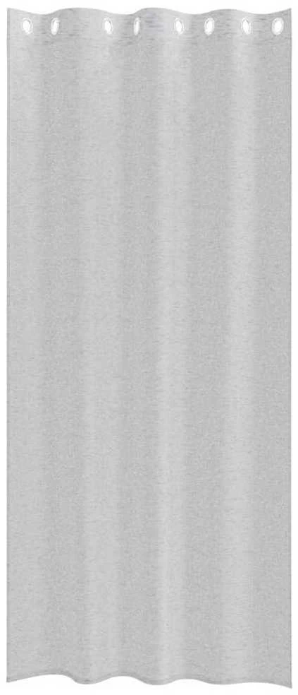 Voile Užuolaida 2 vnt. Šviesiai pilka 245 x 140 cm Poliesteris