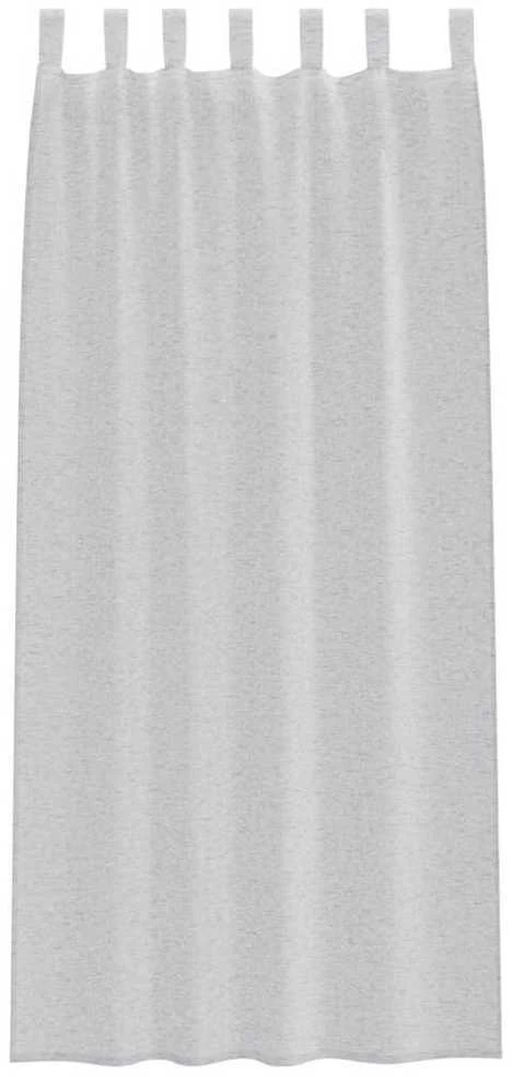 Voile Užuolaida 2 vnt. Šviesiai pilka 260 x 140 cm Poliesteris