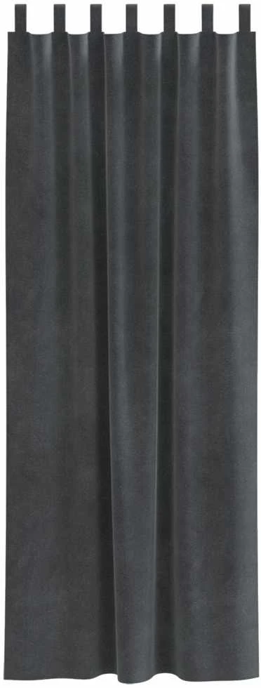 Užtemdymo užuolaidos 2 vnt. Šviesiai pilka 140 x 225 cm Aksomas