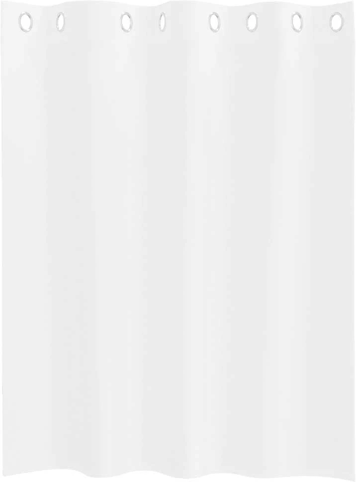 Voile Užuolaida 2 pcs Balta 140 x 140 cm Poliesteris