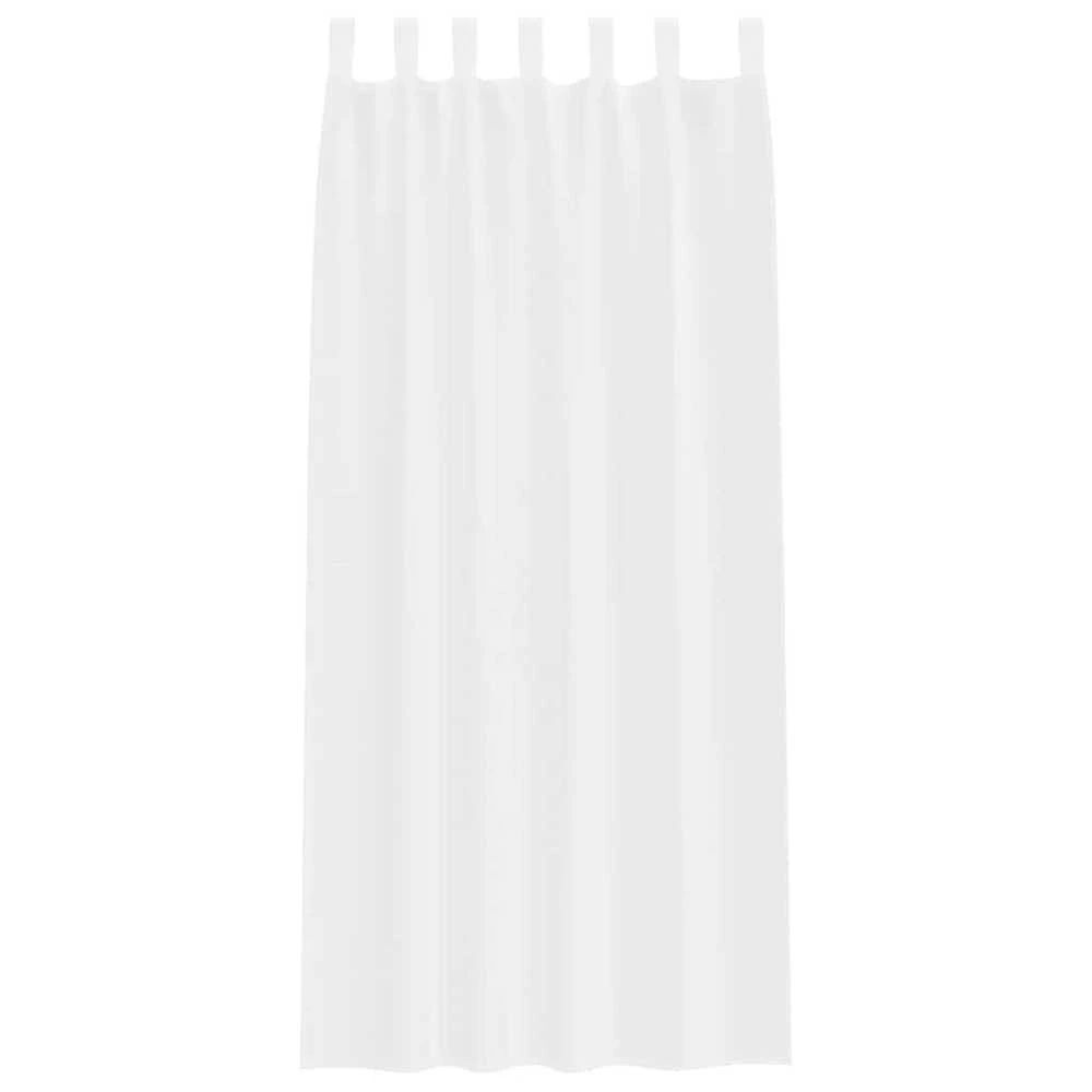 Voile Užuolaida 2 vnt. Balta 225 x 140 cm Poliesteris