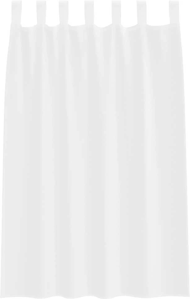 Voile Užuolaida 2 vnt. Balta 175 x 140 cm Poliesteris