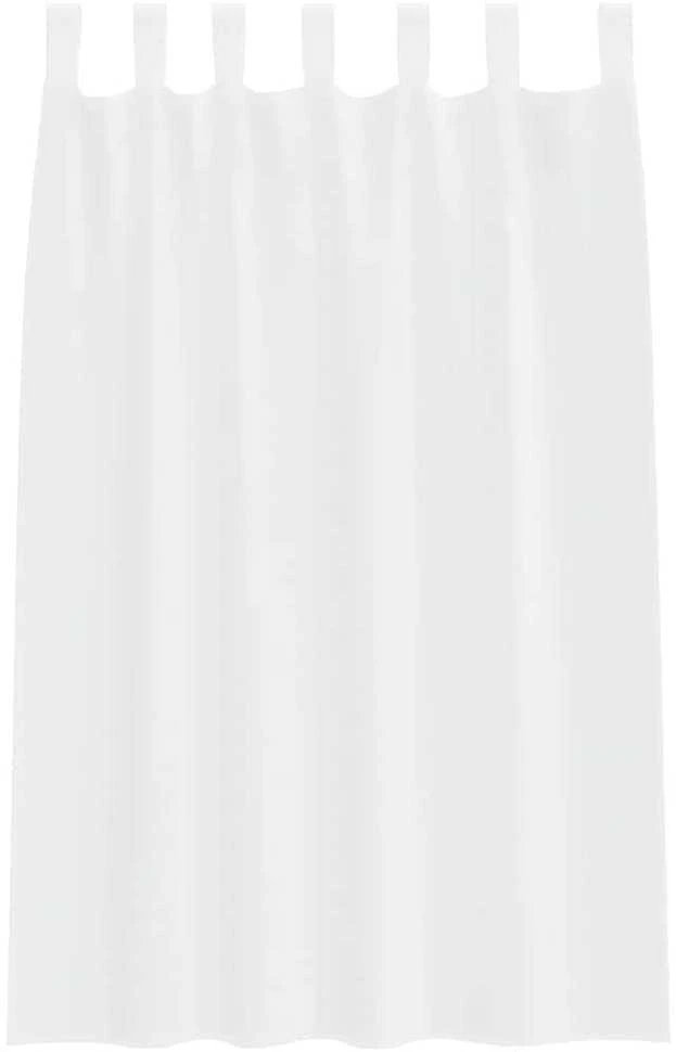 Voile Užuolaida 2 vnt. Balta 175 x 140 cm Poliesteris