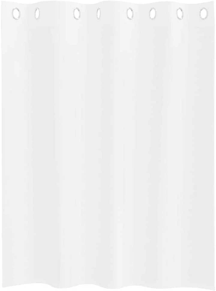 Voile Užuolaida 2 pcs Balta 140 x 140 cm Poliesteris