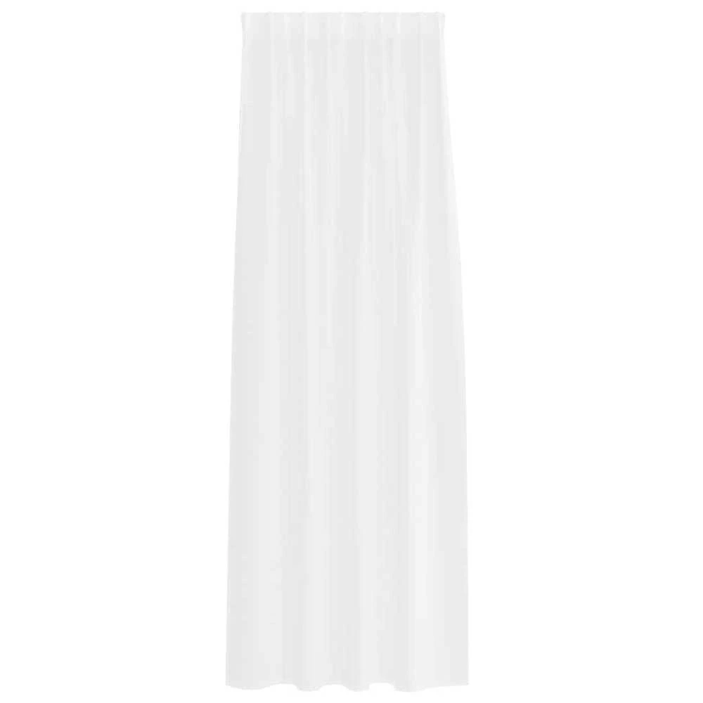 Voile Užuolaida 2 vnt. Balta 260 x 140 cm Poliesteris