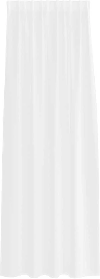 Voile Užuolaida 2 vnt. Balta 260 x 140 cm Poliesteris