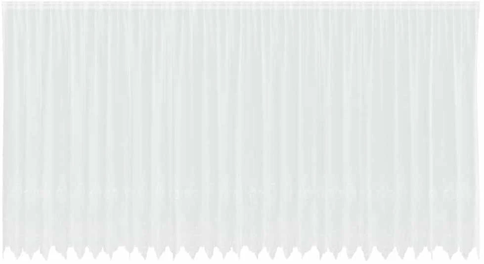 Nėrinių Užuolaida Balta 200 x 750 cm Poliesteris