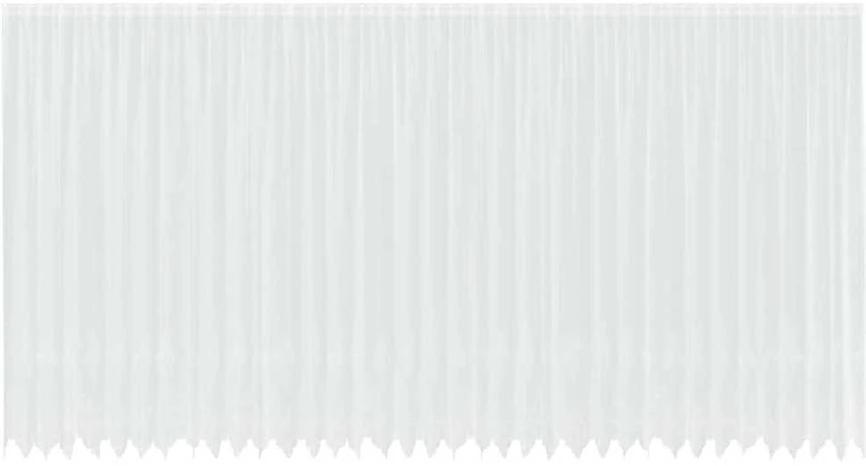 Nėrinių Užuolaida Balta 280 x 900 cm Poliesteris