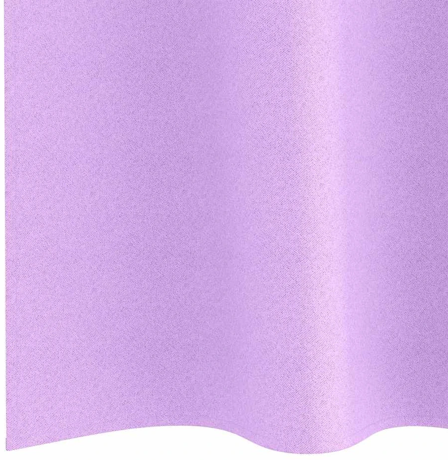 Užuolaidos su žiedais, blokuojančios šviesą 2 vnt. Violetinė