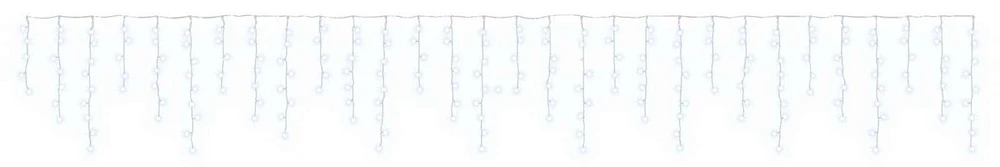 Užuolaidų girliandos 798 LED Šalta balta 2000 x 72 cm