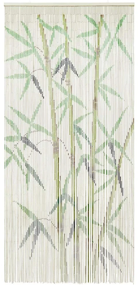 Vabzdžių užuolaida durims, bambuko raštas, 100x200 cm, bambukas