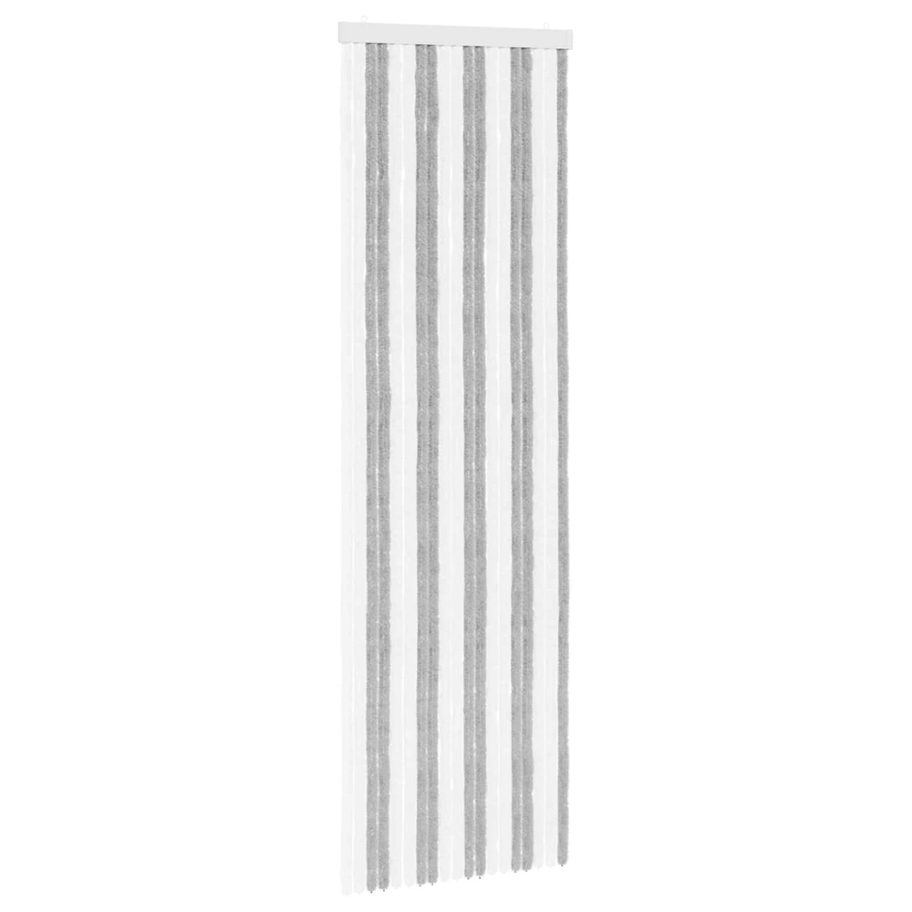 Vabzdžių Užuolaida iš Chenille Pilka ir balta 56 x 185 cm