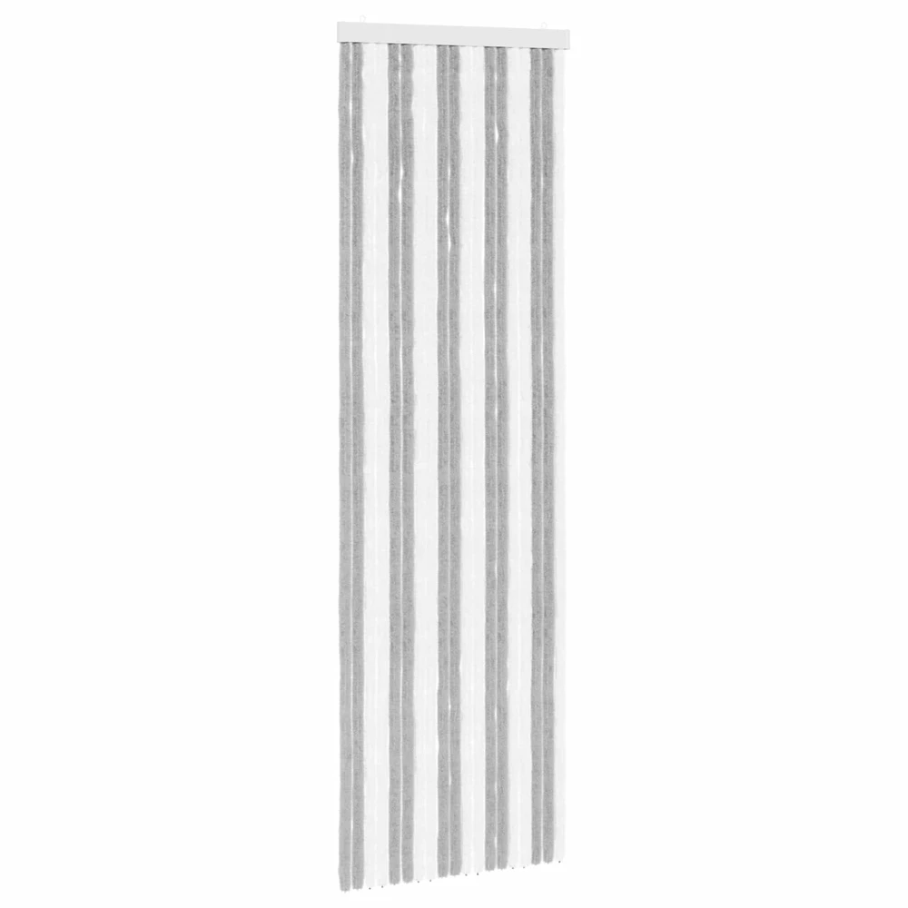 Vabzdžių Užuolaida iš Chenille Pilka ir balta 56 x 185 cm