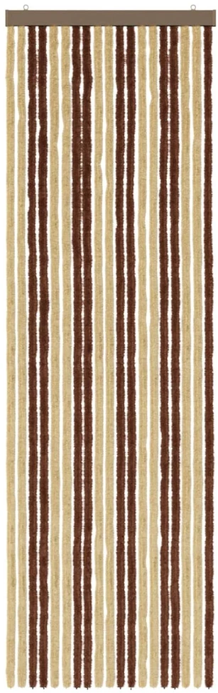 Vabzdžių Užuolaida iš Chenille Ruda ir beigė 56 x 185 cm