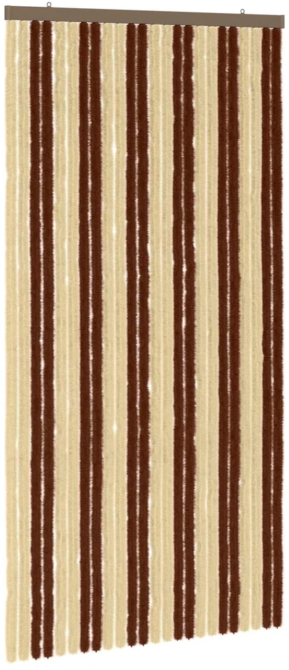 Vabzdžių Užuolaida iš Chenille Ruda ir beigė 100 x 200 cm