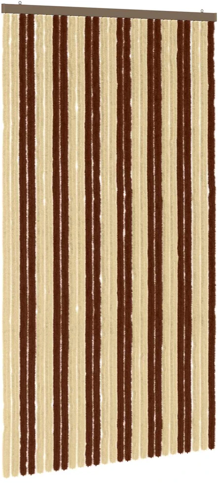Vabzdžių Užuolaida iš Chenille Ruda ir beigė 118 x 220 cm