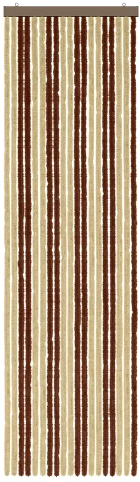 Vabzdžių Užuolaida iš Chenille Ruda ir beigė 56 x 200 cm