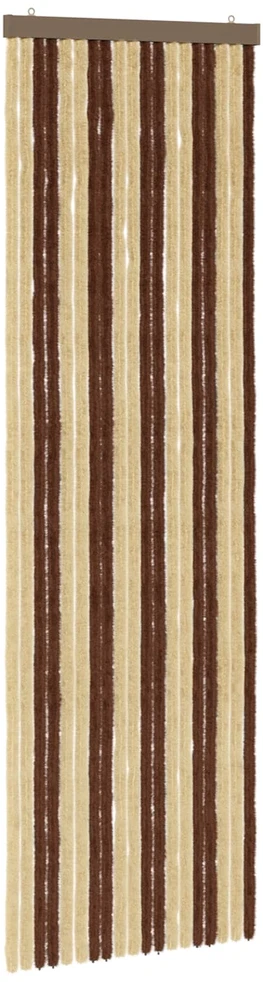 Vabzdžių Užuolaida iš Chenille Ruda ir beigė 56 x 185 cm
