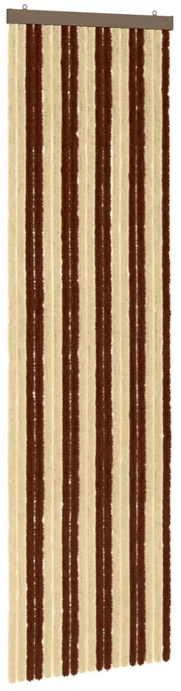 Vabzdžių Užuolaida iš Chenille Ruda ir beigė 56 x 200 cm